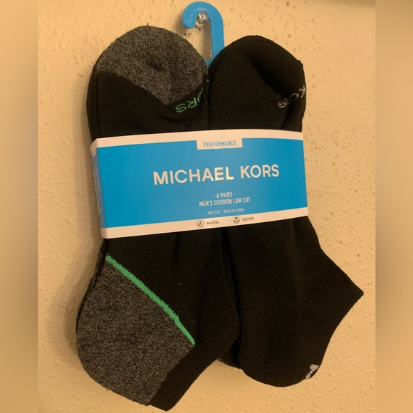 NWT MICHAEL KORS 6 Pairs Men’s Cushion Low Cut - Picture 2 of 5